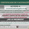 17 Vacunación Cómo solucionar el error para obtener certificado de vacuna