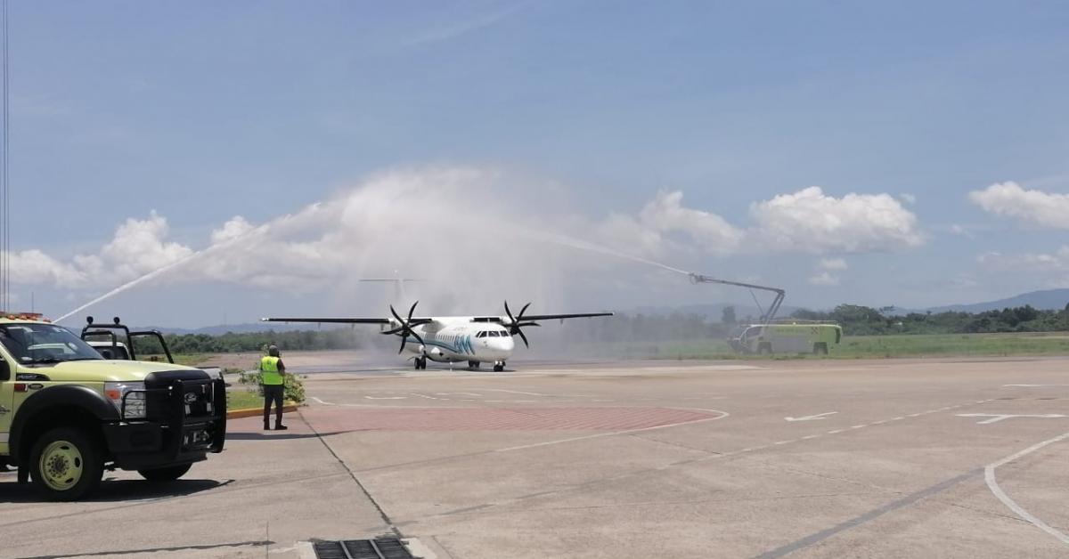 Inauguran vuelo Aeromar con la ruta San Luis Potosí-Vallarta