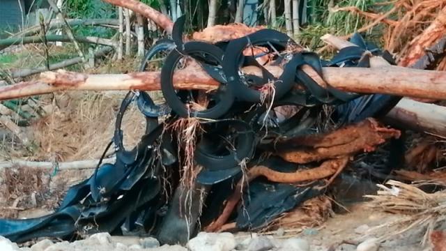12-Sin-aclarar-llantas-en-río-Cuale Siguen sin aclarar la aparición “misteriosa” de llantas en el río Cuale