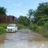 Agua acumulada inunda la colonia Villa Las Palmas 2 Agua acumulada