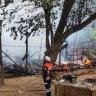 Voraz incendio acaba con humilde vivienda en el Coapinole 3 Incendio acaba con choza