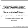 Condolencias Socorro Macías Márquez Esquela Socorro Macías Márquez