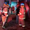 Se incendio departamento en la Aurora gran movilización de unidades de Bomberos se registró la noche