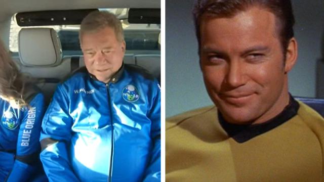 A sus 90 años el "capitán Kirk" rompe récord al viajar al espacio William Shatner, actor que dio vida al "capitán Kirk" en Star Strek