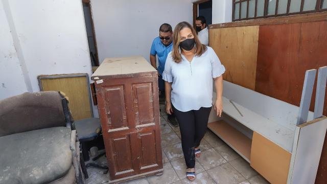 En El Progreso proyecto Posada AME a Mujeres Embarazadas Regidora del Ayuntamiento de Puerto Vallarta, Candelaria Tovar Hernández