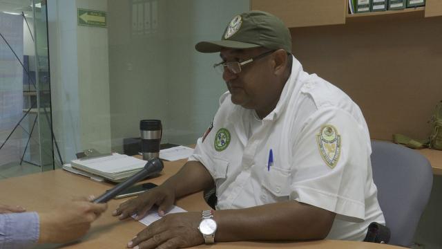Corporación Ángeles Verdes hasta 10 servicios por día en la Carretera 200 Marco Antonio López Ruíz, jefe de retén de la corporación en Puerto Vallarta