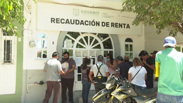 Denuncian coyotaje en la oficina recaudadora de rentas en San Juan de Abajo San Juan de Abajo