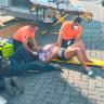 Fuerte choque en Marina Vallarta deja dos heridos accidente vial en Marina Vallarta