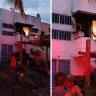Fuego consume el interior de vivienda en Jardines del Sol Incendio en Jardines del sol
