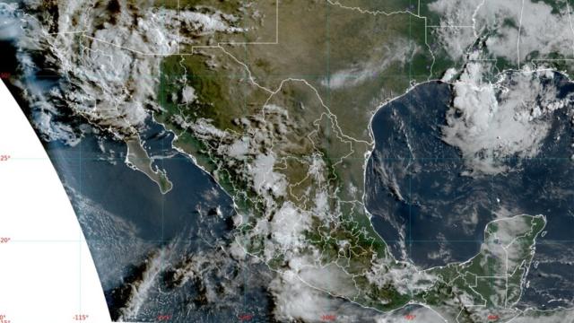 Pronostican lluvias muy fuertes en al menos 7 estados Imagen satelital del clima en México. Conagua.